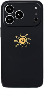 Casechics Compatible with iPhone 11 Pro Max Case,Couple Matching,Whitesun | Cute Couple Matching,Cartoon Sun Moon,Silicone Camera Lens Protection - Image 9