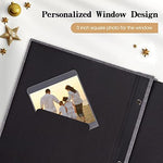 Potricher horizontal pocket layout holding four by six inch family pictures