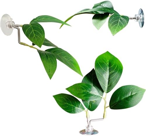 AncBace adjustable plastic plant habitat resting bed attached to fish tank glass