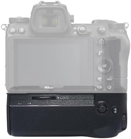 Hersmay camera replacement battery holder for Nikon MB-N12 dual compartments open