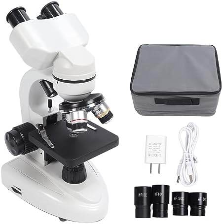 Yoidesu professional biological microscope front view for educational lab work.