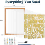 Family gifts for new parents showing custom letter stickers