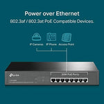 TP-Link rackmount power over ethernet switch side ventilation vents and mounting holes.
