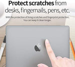 Premium anti scratch full coverage tpu skin showing precise cutouts around laptop ports