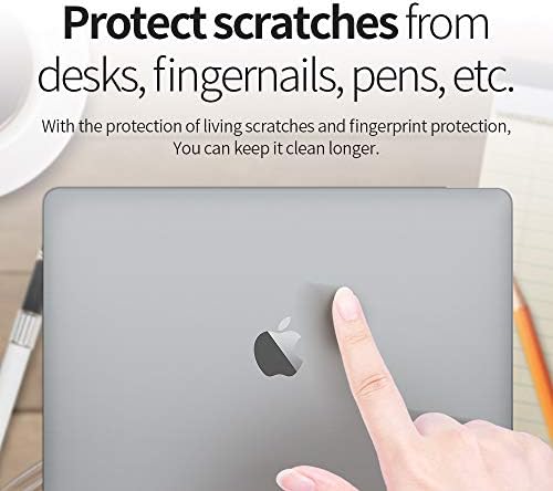 Premium anti scratch full coverage tpu skin showing precise cutouts around laptop ports