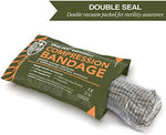 Double vacuum sealed Swiss Safe Israeli bandage for compact first aid storage