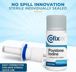 Side profile of CofixRx nasal cleanser bottle