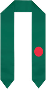 Daboyozhzh Bangladesh flag graduation stole front view