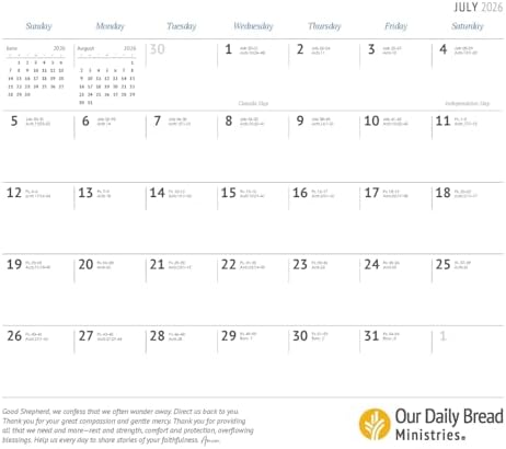 Our Daily Bread 2026 Inspirational Wall Calendar - Image 6