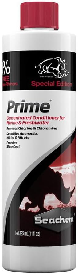 Seachem Prime water conditioner front view bottle