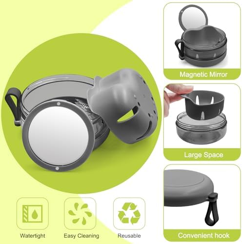 Internal view of THSTOIC denture cup with removable drainage basket