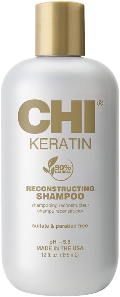 CHI Keratin Reconstructing Conditioner, Delivers Healthier Hair, Adds Shine & Helps Prevent Future Breakage, Sulfate, Paraben, & Cruelty-Free, 12 Oz - Image 9