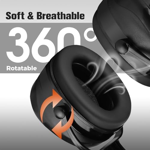 ProCase industrial construction safety earmuffs full accessory view