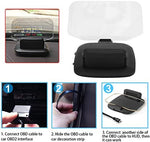 PerGar imported digital car speedometer system demonstrating crisp ghost free screen visibility.