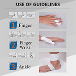 Water resistant medical tape material resisting moisture and sweat during sports activities