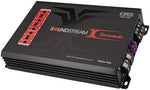 Soundstream multi-channel high power car stereo upgrade amp inputs side profile