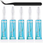 Clear reef glue gel tube with precision applicator nozzle tip