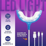 Close up of GuruNanda whitening gel pen packaging and application tip