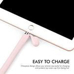 Form fitting protective cover shielding the charging cap on a first generation stylus.