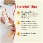 Happy Tooth 4 ounce tube of premium non-toxic mint toothpaste