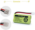 Side profile of GEILIENERGY 500mAh replacement cell showing dual AAA battery configuration.