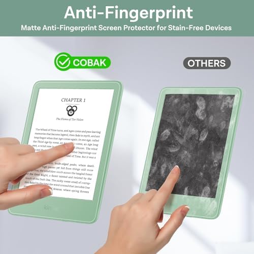Included microfiber cloth and alcohol wipes for screen installation