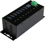 DIN rail mounting kit for StarTech industrial hub