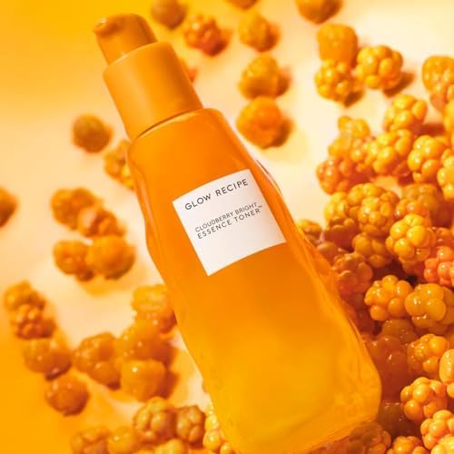 Glow Recipe Cloudberry toner liquid texture showing hydration