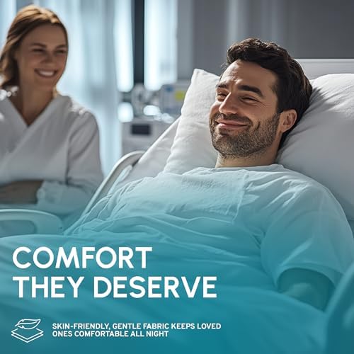 Wrinkle resistant cotton blend medical sheets showcasing smooth surface texture after laundering