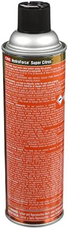 CRC 14440 industrial strength citrus cleaner spray for machinery oil and tar removal