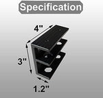 Close up of Piaolgyi plastic storage bracket and screws