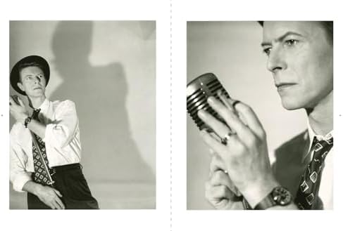 Sample interior portrait page layout showcasing David Bowie photography
