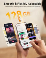KOOTION 128GB storage card inserted into the provided full size SD card adapter
