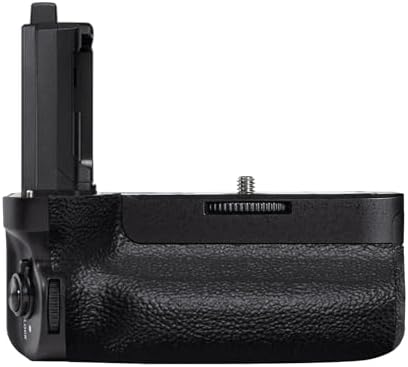 Ergonomic multi-function camera holder showing secondary shutter release button and controls.