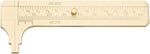 Lasenersm brass vernier caliper front view measuring tool
