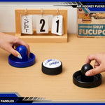 Close up view of the durable foam bumper on the electric floating hockey puck