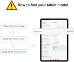 Samsung Galaxy Tab S9 FE with Sparin screen protector installed