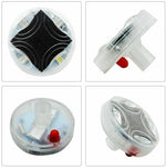 Premium solar energy auto flash wheel hub tire cap lights pack displaying complete retail contents.