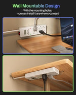BN-LINK 8 outlet surge protector packaging and accessories