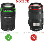 Petal-style ET-60 lens hood side profile on camera lens