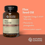 Nature's Sunshine dietary supplement bottle highlighting immune and cardiovascular health benefits.