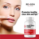 Re+Gen Immune Support supplement bottle with health icons