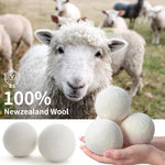 Eco friendly reusable laundry balls for reducing clothes wrinkles and static cling.