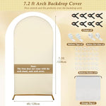 Washable durable spandex arch backdrop decoration kit by Dexpinzo