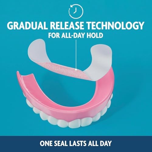 Sea-Bond upper denture secure hold non ooze wafer product view