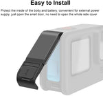 JINSERTA action camera side cover showing the internal EVA foam padding layer.
