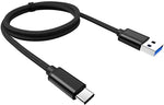 Tangle free braided material illustration highlighting premium build quality of the replacement power wire.