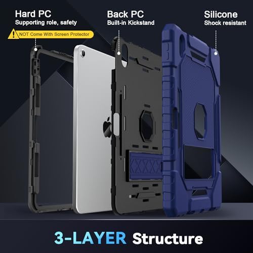 Grifobes rugged armor cover showing horizontal kickstand setup for hands free entertainment