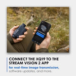 Pulsar Axion compact thermal monocular showcasing the quick release battery compartment.