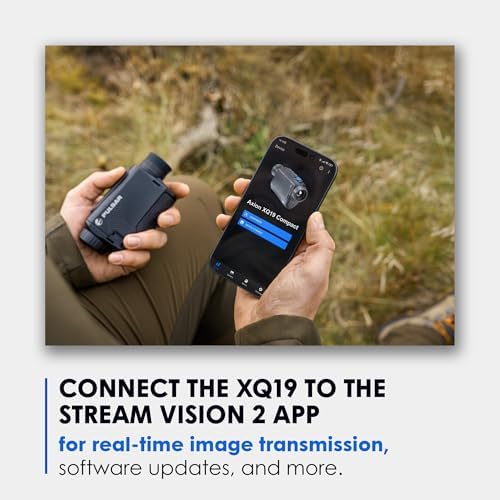 Pulsar Axion compact thermal monocular showcasing the quick release battery compartment.